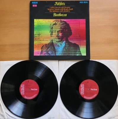 DPS 2006 Heifetz Beethoven Violin Concerto Kreutzer Romances RCA 2LP NEAR MINT - Image 1 of 4