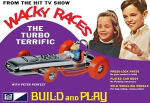 MPC 1/25 Wacky Races Turbo Terrificante Kit Snap Fit - Foto 1 di 1