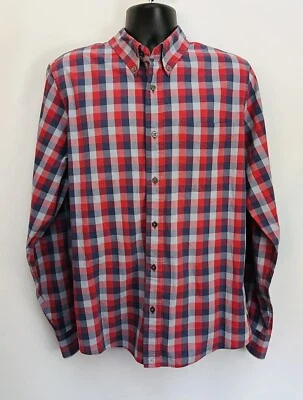 Camisa JACK SPADE NEW YORK Para Hombres XL Abotonada Informal Negocios A Cuadros Preppy Papá Foto 1 de 4