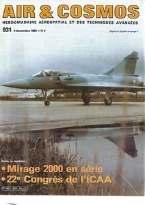 AIR & COSMOS N°931 SPECIAL MIRAGE 2000 DE SERIE / ATR 42 / DASH 8 / ROBIN R 2160 - Picture 1 of 1