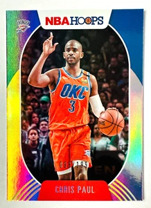 Tarjeta paralela 2020-21 Panini NBA Hoops Chris Paul FOIL SP #/199 ¡Trueno Star! - Imagen 1 de 3
