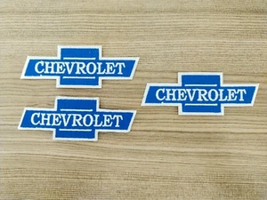 3pcs Blue Chevrolet Wing Motor Car Racing Car Patches Embroidered or Iron On - Picture 1 of 7