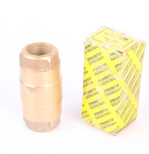 Strataflo 375 Bronze 3/4" NPT Rubber Poppet Check Valve, 200LB - Picture 1 of 7