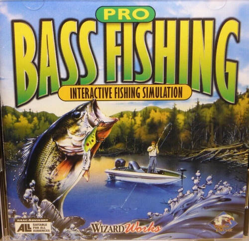 Pro Bass Fishing Interactive Fishing Simulation Wizard PC CD-ROM DISC ...