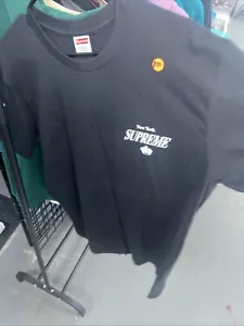 SUPREME 4 Life Tee Short Sleeve Top Black T-Shirt FW24 Men’s Size m - Picture 1 of 2