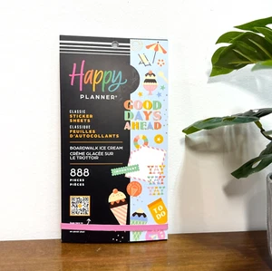 The Happy Planner Sticker Book Boardwalk Ice Cream Summer 888 Pieces - Picture 1 of 18