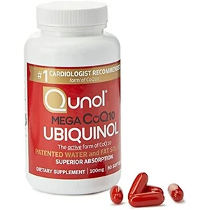 Qunol Mega Ubiquinol CoQ10 100mg, Superior Absorption, Patented Water and Fat - Picture 1 of 33