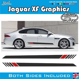 Jaguar XF XE rayas laterales R berlina freno deportivo calcomanías pegatinas gráficos 013 - Imagen 1 de 4