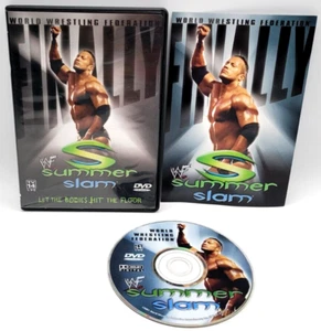 WWF 2001 SUMMERSLAM PAY PER VIEW PPV DVD WWF WWE THE ROCK UNDERTAKER - Picture 1 of 2