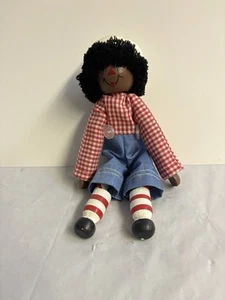 6” Wood Raggedy Ann Doll - Picture 1 of 4