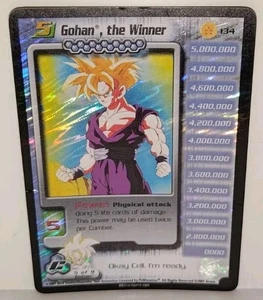 DBZ Dragon Ball Z FOIL Gohan, The Winner 134 CCG Unlimited Cell Saga HP - Picture 1 of 19