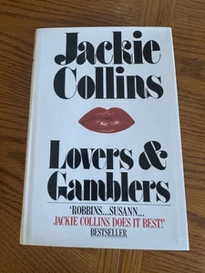 Vintage 1979 Lovers & Gamblers By Jackie Collins Classic Hardcover Book - Picture 1 of 5