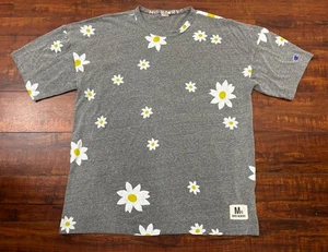 Mark McNairy x Todd Snyder x Champion Daisy T Shirt Mens Small Gray Logo AOP - Picture 1 of 7