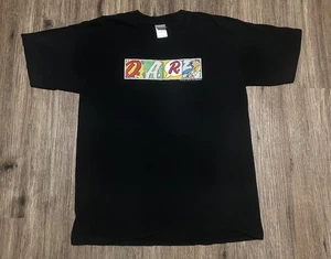 Vintage DARE T-Shirt Erwachsene Large Schwarz Kurzarm 90er Y2K L - Bild 1 von 3