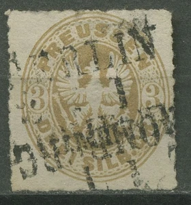 Preußen 1861 Wappenadler 18 a gestempelt - Bild 1 von 1