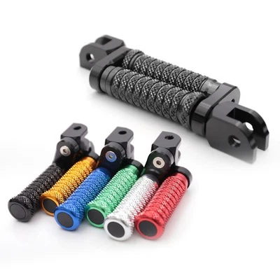 Black M-GRIP 25mm Adjustable Front Foot Pegs For Suzuki GSX1250FA 10-17 16 15 14 Foto 1 de 4