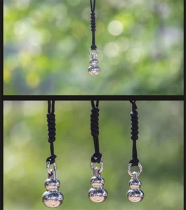 Stainless Steel Gourd Kung Fu Arts Meteor Hammer Window Breaker Defense Martial - Bild 1 von 17