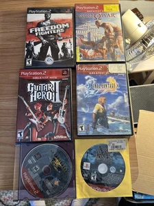 Lotto 6 giochi Playstation 2 PS2 Final Fantasy Lotr, God Of War, Freedom Fighters, - Foto 1 di 1