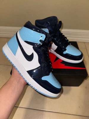 Talla 9 - Air Jordan 1 Retro OG Alto Azul Chill W Foto 1 de 4