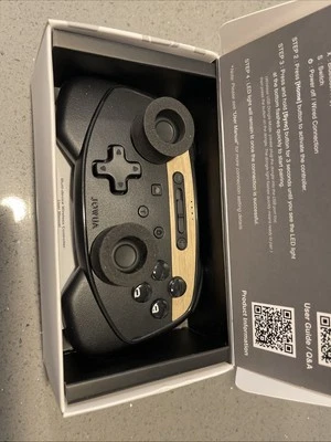 JOUWA Multi-Device Wireless Controller Compatible Wood Brown Perf Tesla - Image 1 of 4