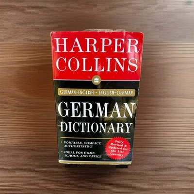 2000 German English Dictionary Harper Collins Paperback  - Image 1 of 4