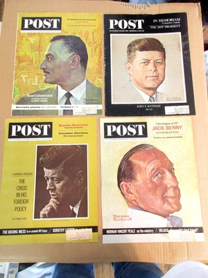 4 Norman Rockwell The Saturday Evening Post  Covers Only 4 163 - Image 1 of 3