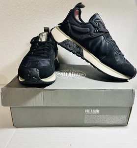 Palladium Troop Runner Men’s Size US 9/ US 10.5 Women’s Black Olive Green New - Picture 1 of 19