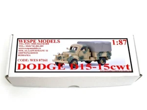 1:87 Dodge D15-15cwt Wespe Models - Resin Bausatz 87161 - Bild 1 von 1
