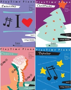 NEW FABER PIANO ADVENTURES PLAYTIME FAVORITE, CLASSIC, POPULAR CHRISTMAS LEVEL 1 - Picture 1 of 1