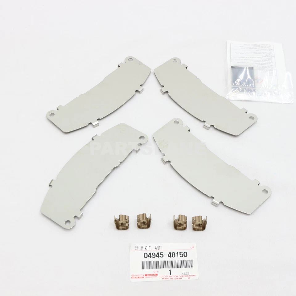 04945-48150 KIT DE CUÑA ORIGINAL TOYOTA OEM, ANTI CHILLIDOS, DELANTERO Foto 1 de 2