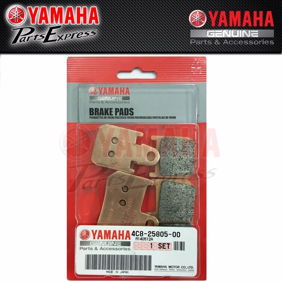 NEW 2007 - 2014 YAMAHA YZF-R1 YZFR1 YZF R1 SBK OEM FRONT BRAKE PADS SET - Image 1 of 1