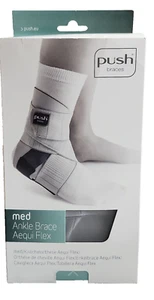 Push med Ankle Brace Aequi Flex Left Foot Size 2 Inversion Eversion NEW - Picture 1 of 4