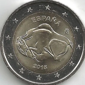 manueduc ESPAÑA 2015 2 EUROS CUEVA DE ALTAMIRA UNC - Foto 1 di 1