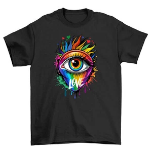 Pride_21 Eye of Love T-shirt - Funny and Fabulous! Unisex design to proudly show - Picture 1 of 46