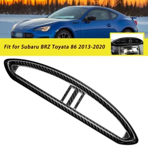 Central Control Air Outlet Cover For Subaru BRZ Toyata 86 2013-2020 Carbon Fiber - Picture 1 of 10
