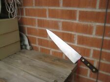 1930s Vintage 12 1/2" Blade FRENCH Sabatier Style Heavy Carbon Chef Knife FRANCE