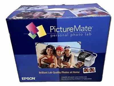Epson PictureMate Personal Photo Lab New In Opened Box Never Used - Image 1 of 4