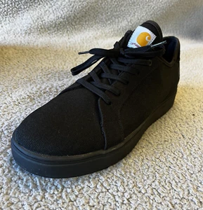 Carhartt Detroit Nano Toe ESD Athletic Work Shoe Mens 12 Black Canvas FC2455-M - Picture 1 of 15