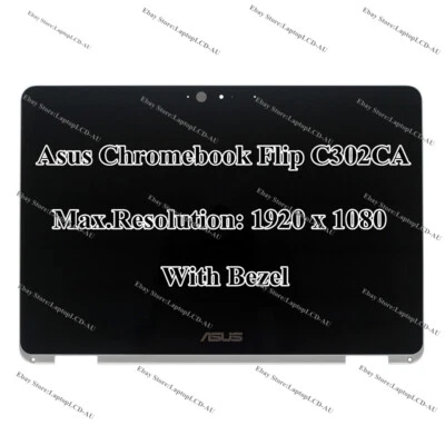 12.5“ FHD LCD Display Touch Screen Assembly For Asus Chromebook Flip c302 C302CA - Image 1 of 4