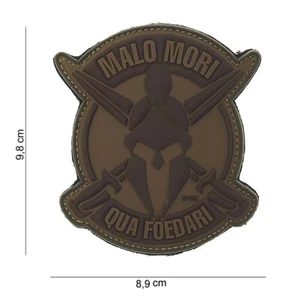 Morale Patch 3D PVC Warrior, knight MALO MORI,Hook and Loop, - Picture 1 of 6
