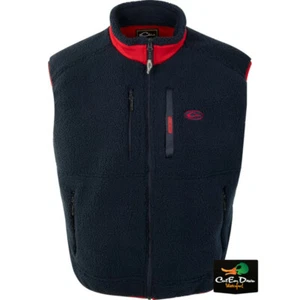 NEW DRAKE WATERFOWL SHERPA FLEECE LAYERING VEST - Picture 1 of 7