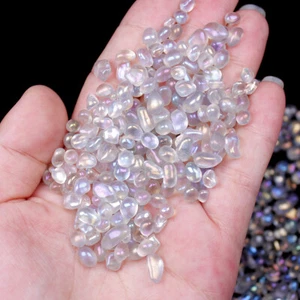 100g Tumbled Bulk Beautiful White Moonstone Stone Crystal Reiki Healing - Imagen 1 de 7