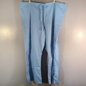 Cherokee Workwear Scrub Pant Flat & Elastic Waistband 3 Pocket Drawstring Sz 3XL