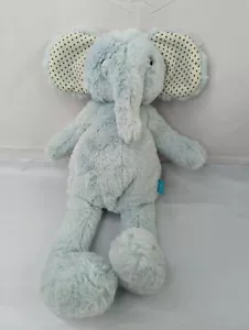 Giocattolo Manhattan modello elefante blu amici orecchie a pois peluche 14 pollici imbottito - Foto 1 di 6