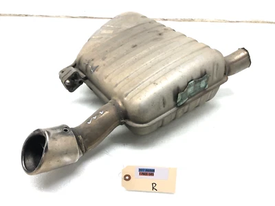 2017-2020 JAGUAR F-PACE 3.0L AWD RIGHT PASS REAR EXHAUST MUFFLER W/ TIP OEM CUT. - Image 1 of 4