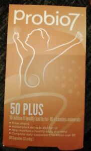 Probio7 Digestive Health Supplement 50 Plus - 60 Capsules. (new) Long Expiry 