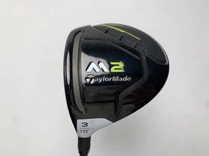 TaylorMade M2 2019 3 Fairway Wood 15* REAX 55g Regular Graphite Mens LH - Picture 1 of 7