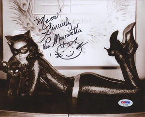 LEE MERIWETHER INSCRIBED & DOODLED ICONIC CATWOMAN PHOTO PSA - Bild 1 von 3