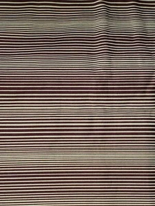 2 5/8 Yds Maroon & White Stripped Linea De Leon Quilt Sewing Fabric Cotton - Picture 1 of 3