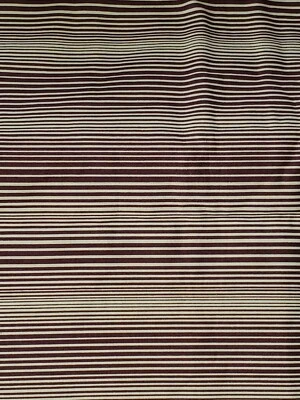 2 5/8 Yds Maroon & White Stripped Linea De Leon Quilt Sewing Fabric Cotton - Image 1 of 3